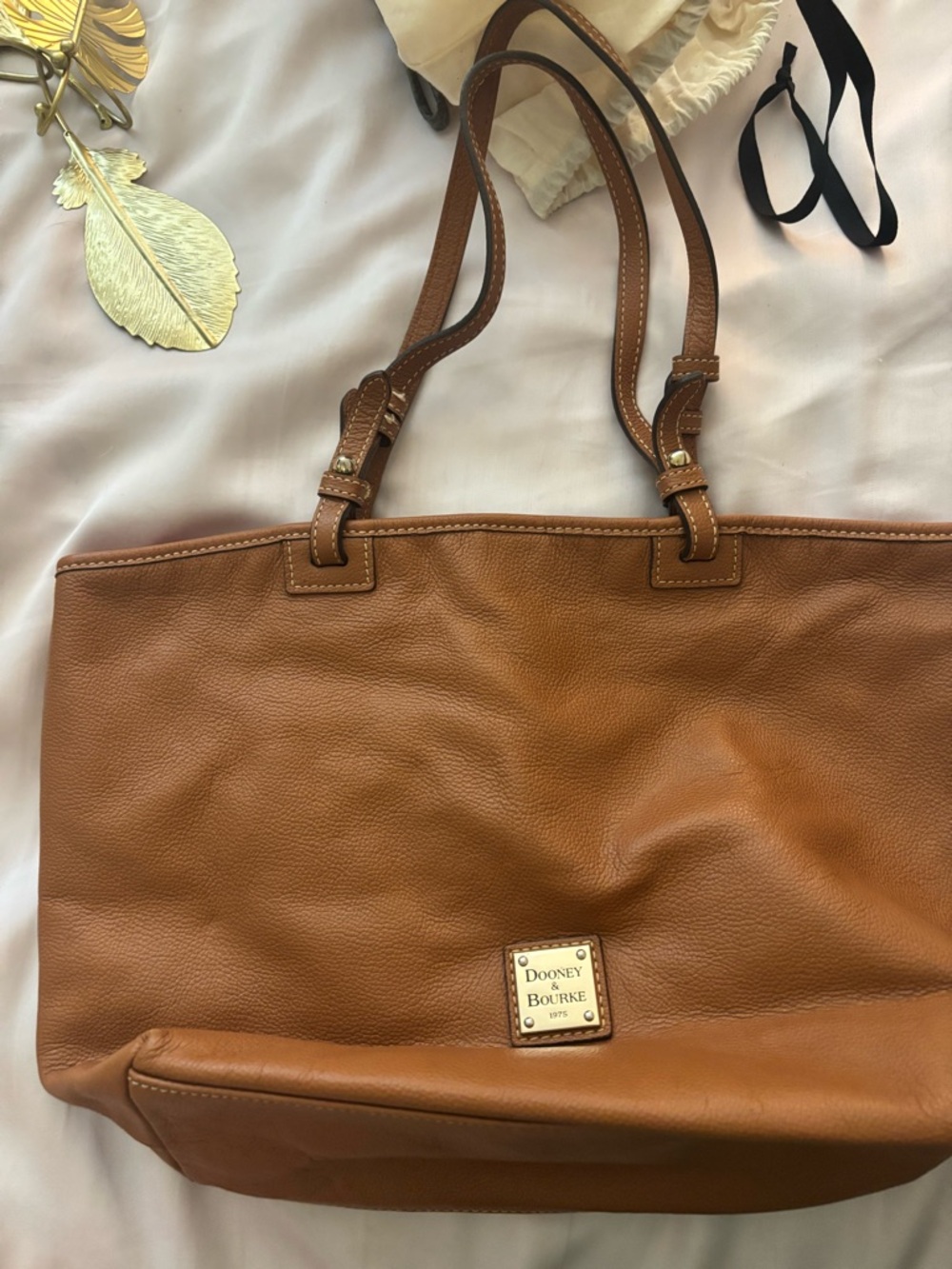 Dooney and Bourke brown leather tote
